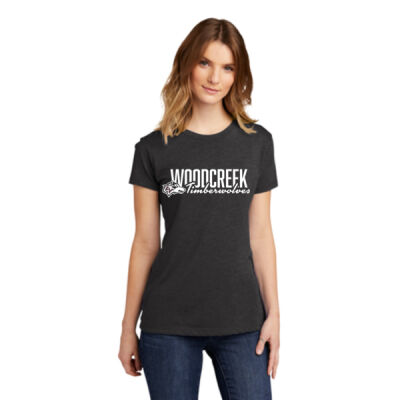 Woodcreek Baseball Dugout Ladies Tee Logo #2b Thumbnail