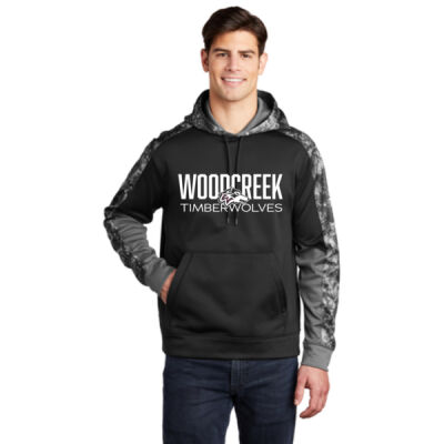 Woodcreek Baseball Dugout Colorblock Hoodie with Logo #1 Thumbnail