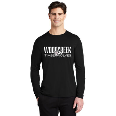 Woodcreek Baseball Dugout Long Sleeve UV Dri Fit Shirt Logo #1 Thumbnail
