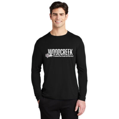 Woodcreek Baseball Dugout Long Sleeve UV Dri Fit Shirt Logo #2b Thumbnail